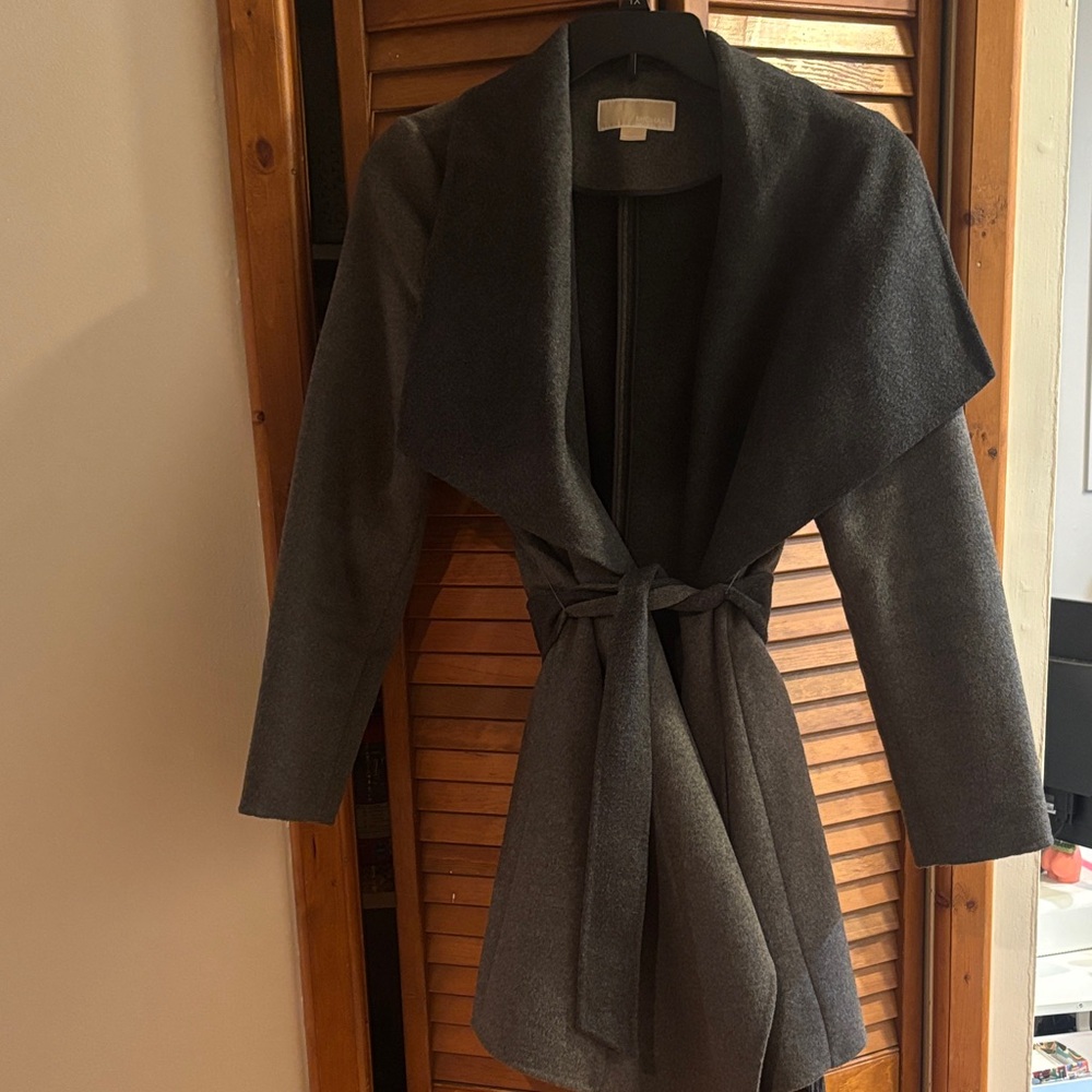 Michael Kors Gray Pea Coat